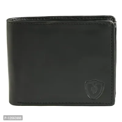 Kevivreg; Genuine Leather Wallet for Men || Men's Wallet || (Black)-thumb3