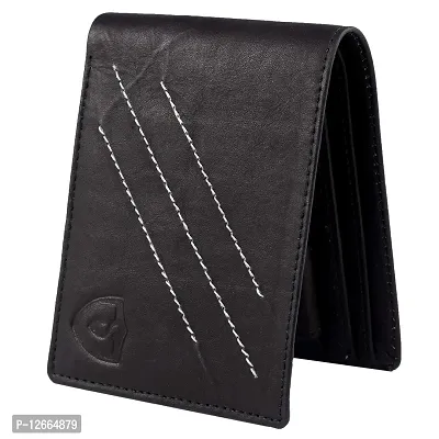 Keviv? Genuine Leather Wallet for Men || Men's Wallets || (Black)-thumb0