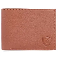 Kevivreg; Artifical Leather Wallet for Men/Men's Wallet (Tan)-thumb1