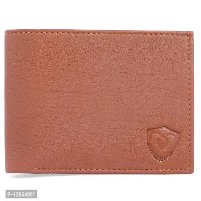 Kevivreg; Artifical Leather Wallet for Men/Men's Wallet (Tan)-thumb2