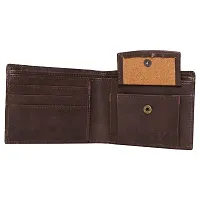 Kevivreg; Genuine Leather Wallet for Men (GW120-A) (Brown)-thumb3