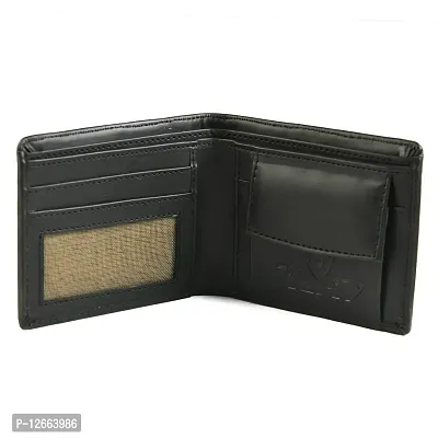 Kevivreg; Genuine Leather Wallet for Men || Men's Wallet || (Black)-thumb0