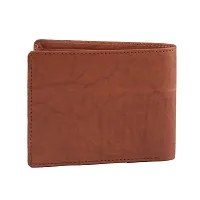 Kevivreg; Men's Genuine Leather Wallet / Purse (Brown)-thumb4