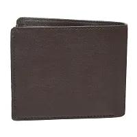 Kevivreg; Genuine Leather Wallet for Men (GW117-A) (Brown)-thumb3