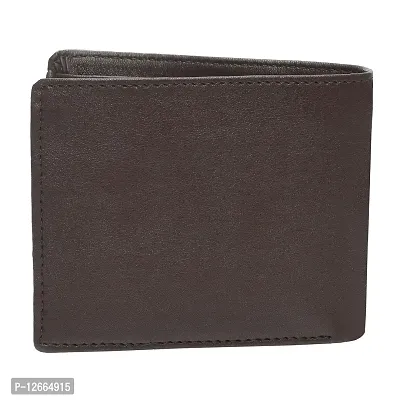 Kevivreg; Genuine Leather Wallet for Men (GW117-A) (Brown)-thumb4