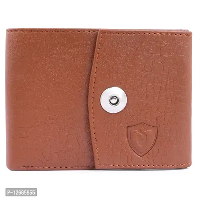 Keviv? Artifical Leather Wallet for Men/Men's Wallet (Tan)-thumb0