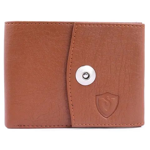 Keviv? Artifical Leather Wallet for Men/Men's Wallet (Tan)