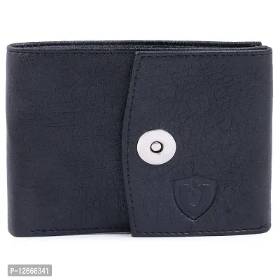 Kevivreg; Artifical Leather Wallet for Men/Men's Wallet (Black)