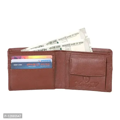 Keviv? Genuine Leather Wallet for Men (GW118-A) (Tan)-thumb2