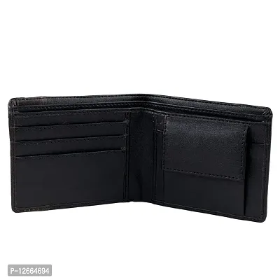 Keviv? Genuine Leather Wallet for Men (Black)-thumb4