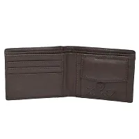 Keviv? Genuine Leather Wallet for Men (GW116-A) (Brown)-thumb1