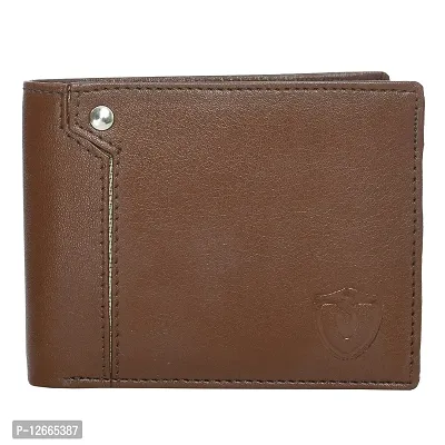 Keviv? Genuine Leather Wallet for Men (GW116-A) (Tan)-thumb0