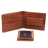 Kevivreg; Genuine Leather Wallet for Men / Men's Wallets (Brown)-thumb3