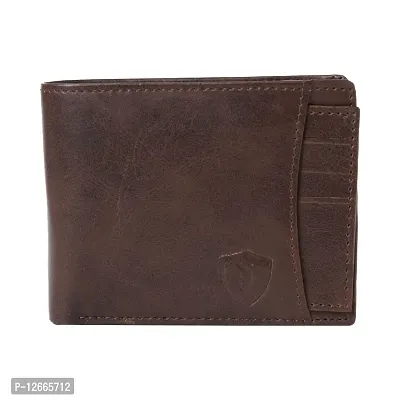 Kevivreg; Genuine Leather Wallet for Men (GW120-A) (Brown)-thumb2