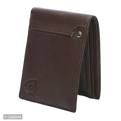 Keviv? Genuine Leather Wallet for Men (GW116-A) (Brown)-thumb4