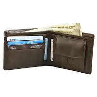 Keviv? Genuine Leather Wallet for Men EXTRANAL Card Holder Wallet (Brown)-thumb2