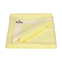 Keviv? Baby Bed Protector / Reusable mat with Ultra absorbance / Crib Sheet / Dry Sheet / Baby Bed Protector-thumb2