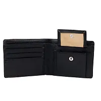 Keviv? Genuine Leather Wallet for Men (Black)-thumb4