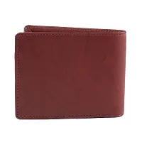 Keviv? Men's Genuine Leather Wallet / Purse (Red)-thumb4