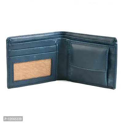 Keviv? Genuine Leather Wallet for Men || Men's Wallets || (Blue)-thumb4