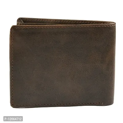 Keviv? Genuine Leather Wallet for Men || Men's Wallets || (Brown)-thumb5