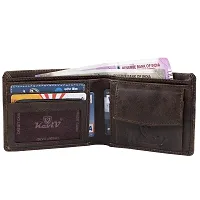 Kevivreg; Genuine Leather Wallet for Men || Men's Wallet || (Brown)-thumb2