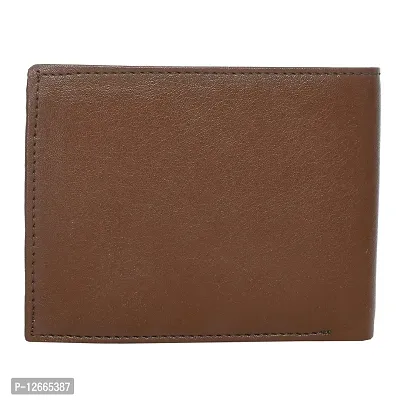 Keviv? Genuine Leather Wallet for Men (GW116-A) (Tan)-thumb4