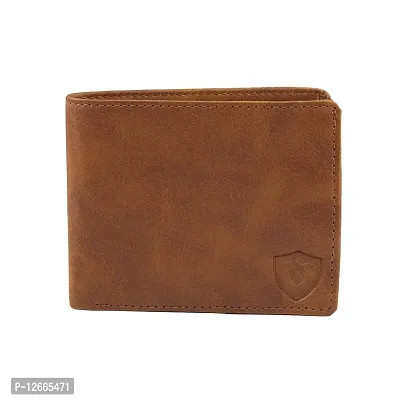 Kevivreg; Genuine Leather Wallet for Men || Men's Wallet || (Tan)-thumb2