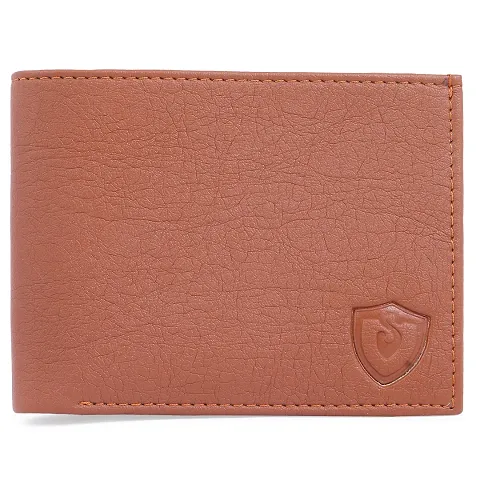 Kevivreg; Artifical Leather Wallet for Men/Men's Wallet (Tan)