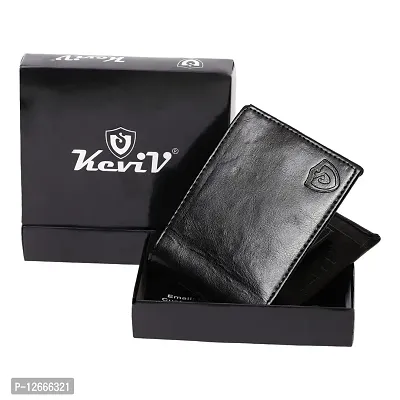 Keviv Leather Wallet for Men - (Black) - GW109-thumb5