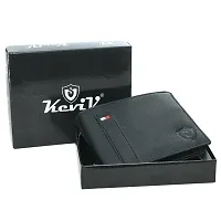 Keviv? Genuine Leather Wallet for Men (GW117-A) (Black)-thumb4