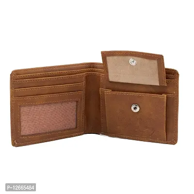 Keviv? Genuine Leather Wallet for Men || Men's Wallet || (Tan)-thumb4