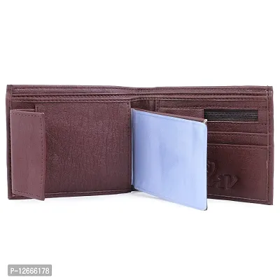 Keviv? Artifical Leather Wallet for Men/Men's Wallet (Brown)-thumb4