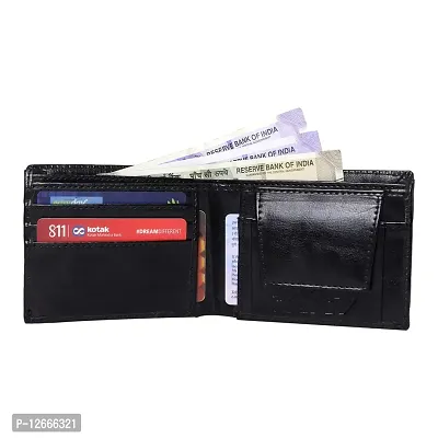 Keviv Leather Wallet for Men - (Black) - GW109-thumb4