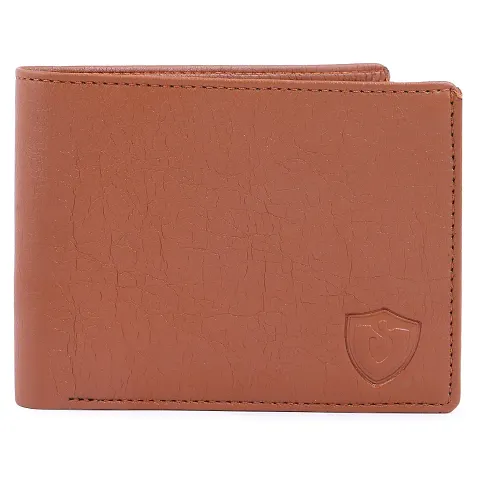 Kevivreg; Artifical Leather Wallet for Men/Men's Wallet (Tan)