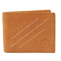 Keviv? Men's Genuine Leather Wallet / Purse (Tan)-thumb1