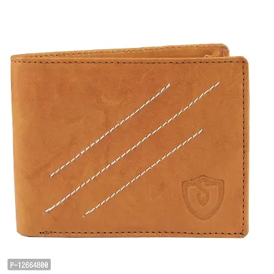 Keviv? Men's Genuine Leather Wallet / Purse (Tan)-thumb2