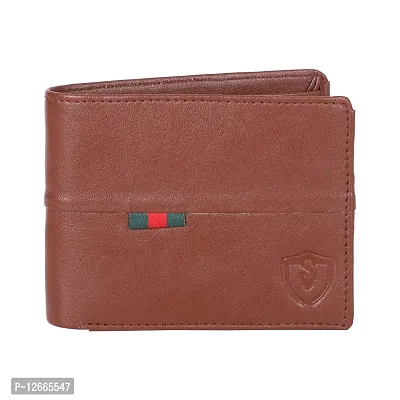 Keviv? Genuine Leather Wallet for Men (GW118-A) (Tan)