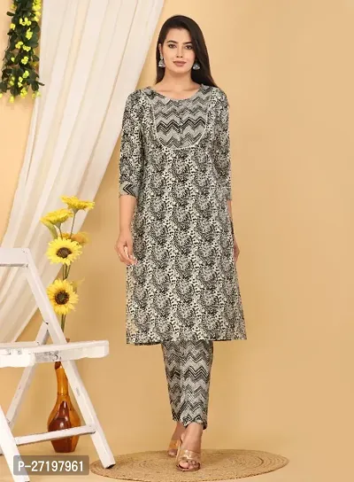 Fancy Cotton Printed Kurta Bottom Set For Women