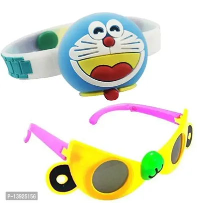 Urvi Creations Cartoon Character Kids Rakhi With Kids Goggles For Girls And Boys Rakashabandhan Rakhi Gift For Kids-thumb0