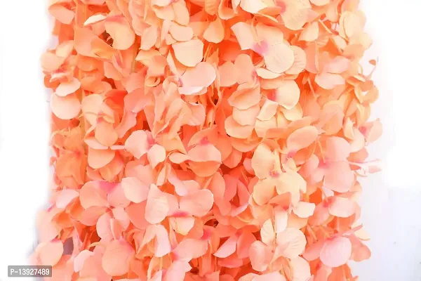 Forty Wings 10 Pcs Jasmine Pink Satain Less Flowers Garlands for Wedding Party Outdoor Garden Office Home Bedroom Wall Navratra Festival Decor-thumb2