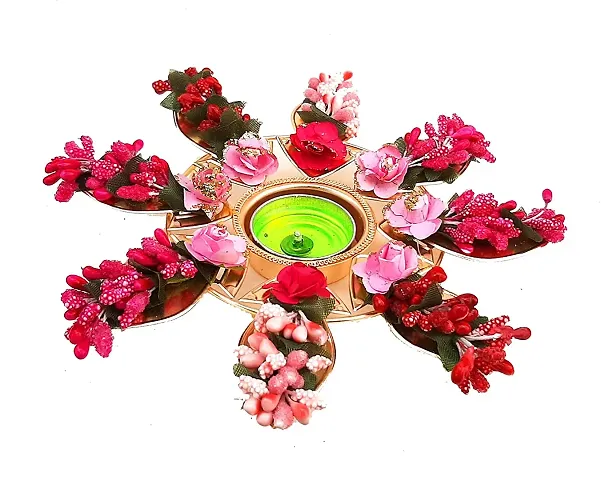 Handmade Flowers Tealight Candle Holder