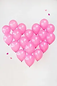 Masti Zone Pack of 100 12 inch Matallic Latex Balloons for Decoration (Pink)-thumb4