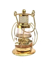 Urvi Creations 1 Pcs Small Golden Gel Candles Lantern Tea Light Candles for Diwali Decoration Items - Multi Color-thumb1