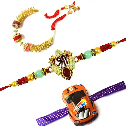 Urvi Creations Brother Rakhi With Kids And Bhabhi Bangle Rakhi Kada Lumba Family Combo Set For Rakhi Gift Rakhabandhan