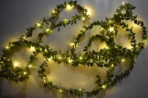 Urvi Creations 5 Meter Artificial Green Colour Merry Christmas Strings, Garlands with Battery Operated Led Light for X mas Christmas Tree Decoration and Home Decor-thumb3