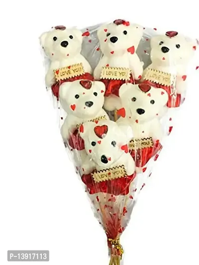 URVI CreationTeddy Bear Bouquet Buke Valentines Gift for Girlfriend, Boyfriend, Wife,Husband-thumb0