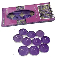 Forty Wings 10 Pcs Purple Candles Fragrance,Scented Wax Tealight Candles-thumb1