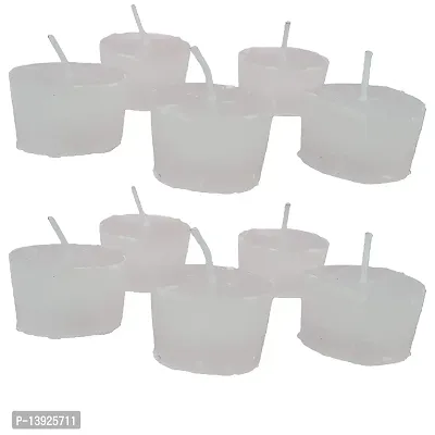 Forty Wings Set of 10 Wax Candles Cube for jar Glass Candles Flotting Candles for Diwali Wedding Festival Decoration Items Christmas Candles-thumb0