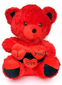 Urvi Creations 2 ft Red Teddy Bear Special Valentines, Rose Day Gift for Girlfriend, Boyfriend ,Husband , Wife-thumb1